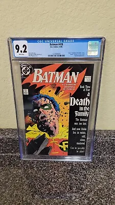 Buy 1988 Dc Comics Batman #428 Death In The Family Part 3 Cgc Graded 9.2 • 79.15£