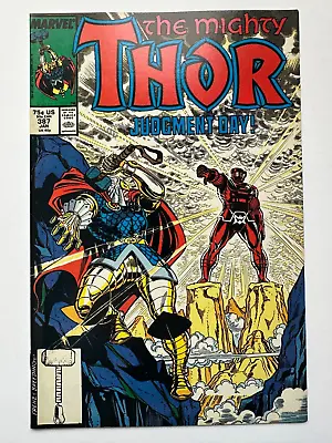 Buy The Mighty Thor #387 1st Exitar Cameo Marvel 1988 FN-FN+ • 7.96£
