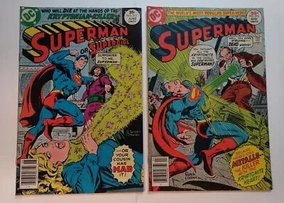 Buy Superman #310 & #312  DC Comics  Bronze Age 1977 **FREE SHIPPING** • 9.49£