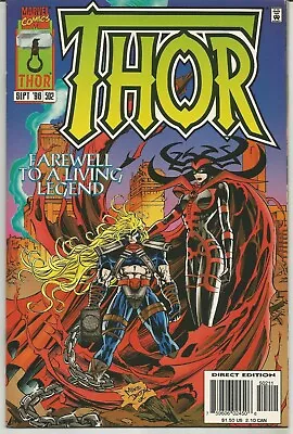 Buy Thor #502 : September 1996 : Marvel Comics • 6.95£