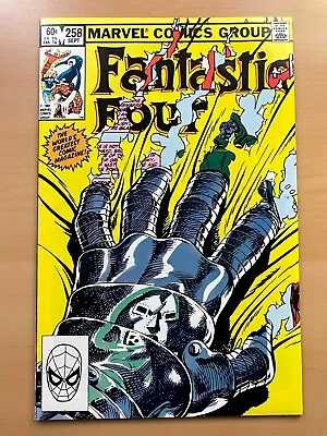 Buy Fantastic Four #258 (NM). John Byrne.  Dr. Doom Cover. Marvel Comics 1983. • 15.81£