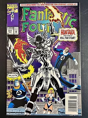 Buy Fantastic Four~#377~Marvel Comics~Huntara Fearsome Foursome~1993~Excellent Condi • 8.79£