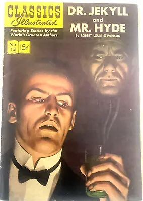 Buy Classics Illustrated # 13. Dr Jekyll & Mr Hyde.  Hrn 167.  Silver Age 1964 Vg. • 6.99£