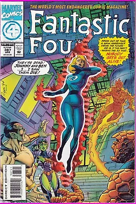 Buy Fantastic Four (1961 1st Series) #387A Holo-prism Die-Cut Cover • 2.40£