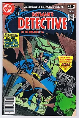 Buy Detective Comics #477 VF/NM Signed W/COA By Marv Wolfman 1978 DC Comics Bronze • 75.16£