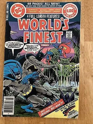 Buy World's Finest Comics # 255 March 1979 DC Batman Superman Shazam Creeper • 4.17£