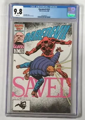 Buy 1986 Daredevil #231 Gradate CGC 9.8 Marvel Comics USA • 175.80£