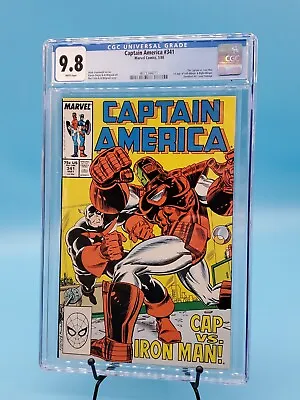 Buy Cgc 9.8 Captain America #341 Marvel Comics 5/88 Graded • 308.73£