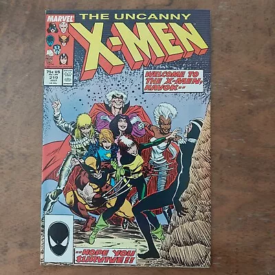 Buy Uncanny X-men #219 Havok Rejoins The X-men Nm • 7.12£