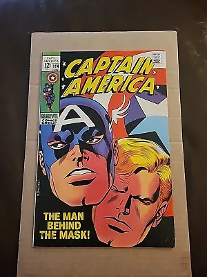 Buy Captain America #114 VF+ Classic Silver Age Cap 🔑 🔥 Marvel Comics 1969 • 19.76£