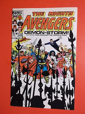 Buy The Avengers # 249 - Vf 8.0 - 1984 Fantastic Four Appearance • 6.02£