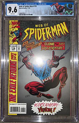 Buy Web Of Spider-Man #118, CGC 9.6 (Marvel, 1994) Direct Edition • 258.90£