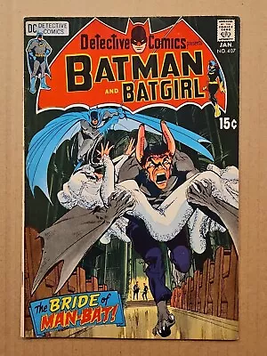 Buy Detective Comics #407 Neal Adams Man-Bat Cover DC 1971 FN • 56.77£