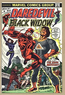 Buy Daredevil 97 (VF) 1st App Dark Messiah! Black Widow 1973 Marvel Comics X166 • 27.98£