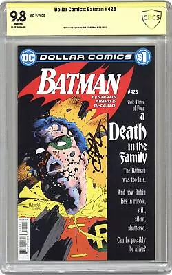 Buy Dollar Comics Batman #428 CBCS 9.8 SS Jim Starlin 2020 21-2f76409-001 • 136.73£
