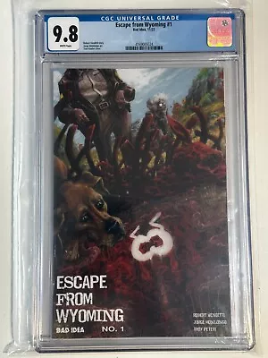 Buy 👾Escape From Wyoming #1👾CGC 9.8 MINT👾Fowler Variant👾Bad Idea👾FREE SHIP👾 • 78.83£