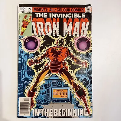 Buy The Invincible Iron Man #122 In The Beginning May 1979 Marvel Comic 12p Vintage • 9.99£