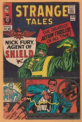 Buy Strange Tales #135 - 1st App. Nick Fury Agent Of Shield - FN (6.0) • 98.79£