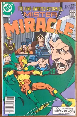 Buy Mister Miracle 19, Dc Comics, September 1977, Fn • 3.99£