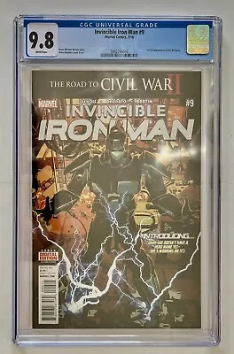 Buy Invincible Iron Man #9 CGC 9.8 1st Full Appearance Of Riri Williams • 43£