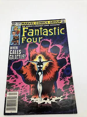 Buy Fantastic Four #244 KEY Newsstand 1st Frankie Raye As Nova 1982 • 18.10£