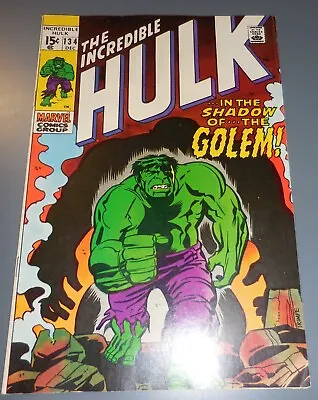 Buy 1970 Marvel The Incredible Hulk #134 VF+ 8.5 • 45.91£