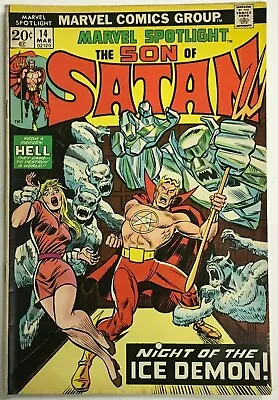 Buy Marvel Spotlight#14 Fn/vf 1974 Son Of Satan Bronze Age Comics • 7.73£