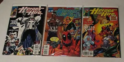 Buy Marvel Heroes For Hire 9 10 11 Comic Books 90's Deadpool Punisher Paladin Cage • 8£