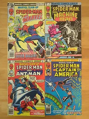 Buy Marvel Team-Up #77,99,103,106 - Lot - 1979-1981 - Spider-Man - (G/VG - VG/FN) • 7.90£