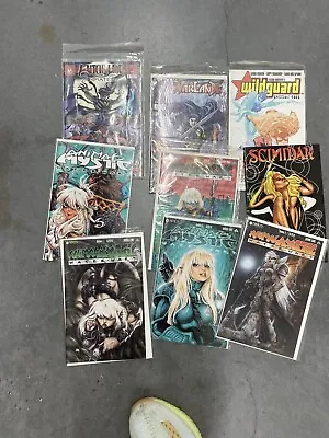 Buy Lot Of 9 Assorted Comics  Animal Mystic -Water Wars, Wildguard 1-5 • 7.92£