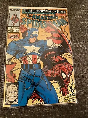 Buy The Amazing Spiderman #323, Marvel Comics, 1989, Captain America • 7£