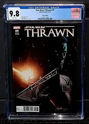 Buy Star Wars Thrawn #5 CGC 9.8 1:25 Albuquerque Variant NM 2018 Ahsoka Series • 473.39£