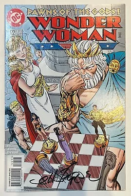 Buy (1995) WONDER WOMAN #122 (2nd Series) Signed By JOHN BYRNE! • 15.98£
