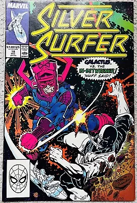 Buy Marvel Comics Silver Surfer #18 1988 Very Good Condition UK • 5.75£