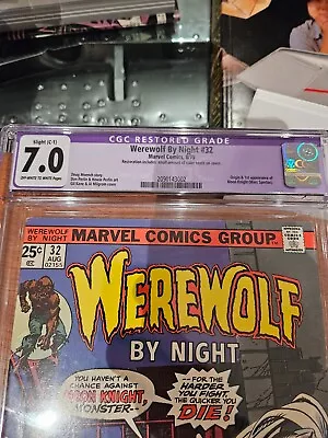 Buy Werewolf By Night 32 CGC 7.0 Intro Of Moon Knight • 639.62£