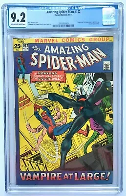 Buy Amazing Spider-man #102 Cgc Verified 9.2 Origin Morbius Mcu Pristine & Centered! • 422.25£