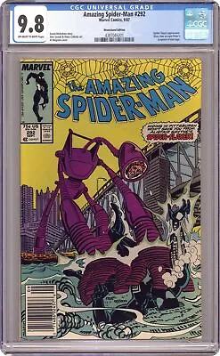 Buy Amazing Spider-Man #292 CGC 9.8 Newsstand 1987 4387045001 • 114.64£