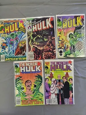 Buy The Incredible Hulk #233, 294, 303, 315, 319 Five Comic Lot • 11.99£