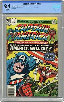 Buy Captain America 30 Cent Variant #200 CBCS 9.4 1976 19-34D70A0-024 • 371.78£