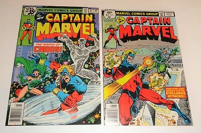 Buy Captain Marvel #61,62 Broderick Nm 9.2 1979 • 22.52£