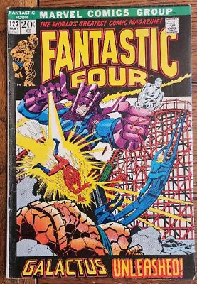 Buy FANTASTIC FOUR #122 Marvel Comics 1972 GALACTUS STAN LEE BUSCEMA ROMITA - VF • 14.22£