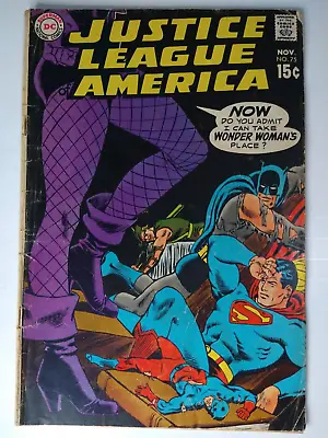 Buy DC Comics Justice League Of America #75 1st Appearance/Origin 2nd Black Canary • 59.36£