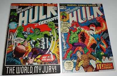Buy Hulk #153,166 Trimpe Classics  Fn/fn-  1972 1973 • 18.68£