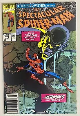Buy Spectacular Spider-Man 178 1st Dr. Ashley Kafka Queen Goblin 1991 Newsstand Key • 7.96£