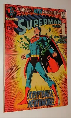 Buy Super-man #233 Classic Neal Adams Kryptonite Cover 1971 Nice Mid Grade • 215.24£