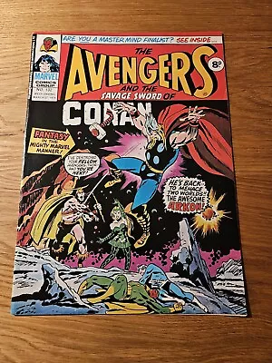 Buy Avengers #132 Marvel UK Magazine March 1976 Conan Iron Fist • 9.93£