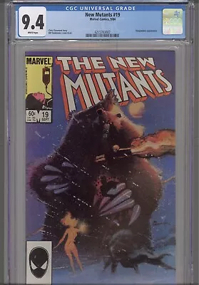 Buy New Mutants #19 CGC 9.4 1984 Marvel Comics Star Jammers App • 33.87£