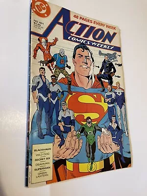 Buy Action Comics Weekly #601 1988 Dc-comics Comic Book Free Shipping • 5.52£