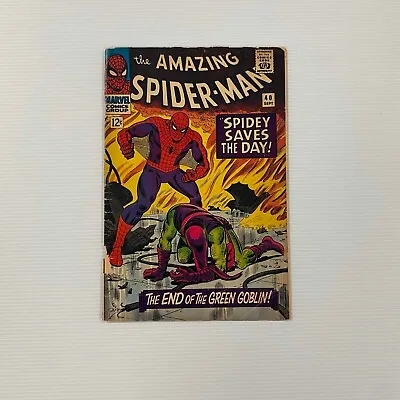 Buy Amazing Spider-Man #40 1966 GD Cent Copy **Cover Almost Detached** • 150£
