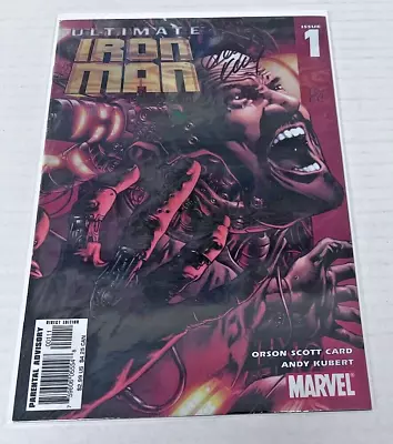 Buy Marvel ULTIMATE IRON MAN #1 SIGNED BY ANDY KUBERT 194/699  MADE WITH DF COA • 16.22£